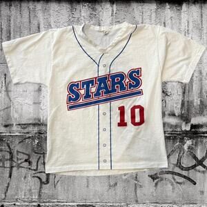 Vintage Las Vegas Stars Baseball Jersey Tee XL USA Made 90s Single Stitch